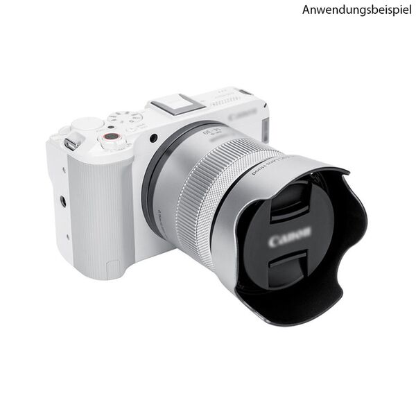JJC LH 63C Gegenlichtblende für Canon  silber
