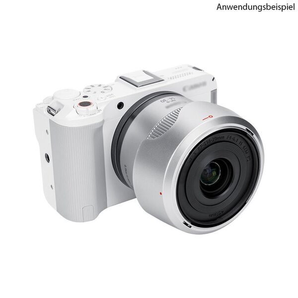 JJC LH 63C Gegenlichtblende für Canon  silber