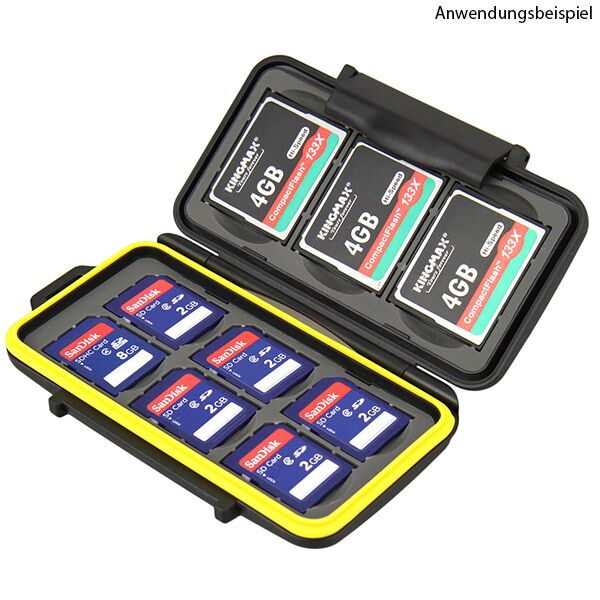 JJC MC-SD6CF3 Multi-Card-Gehäuse 