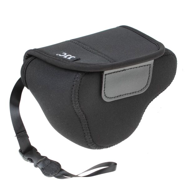 JJC O.N.E Neopren-Kameraschutzhülle für 1 kleinere/mittlere DSLM-Kamera mit Sucherkasten inkl. Objek 