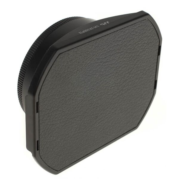 JJC Rechteck-Gegenlichtblende inkl. 49-mm-Adapter und Schutzdeckel - für Fuji X100F, X100T, X100S, X100, X70  schwarz