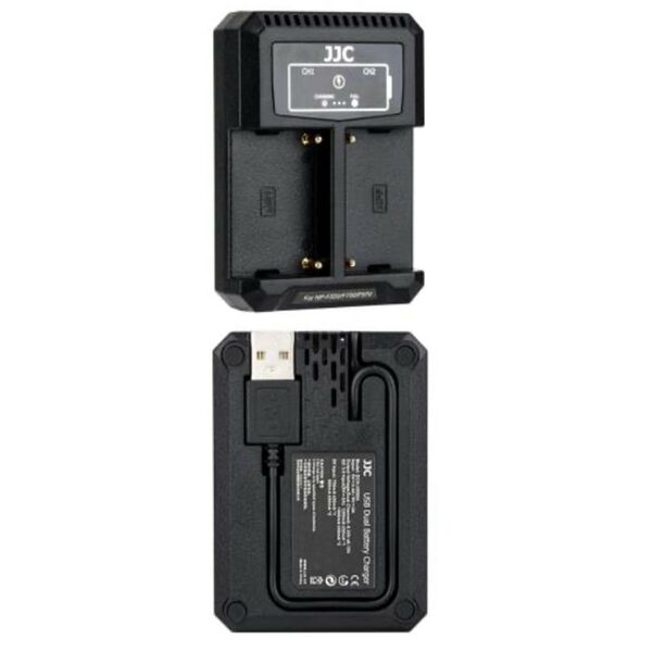 JJC Sony DCH-NPF USB Dual Battery Charger 