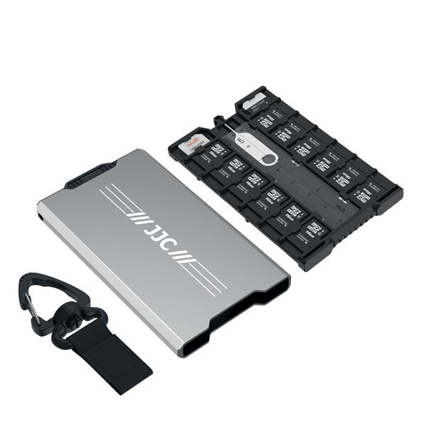 JJC SW MCR1 Memory Card Case  grau
