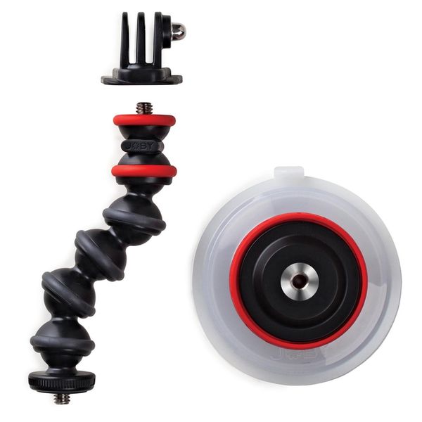 Joby Suction Cup & GorillaPod Arm (Black-Red) 
