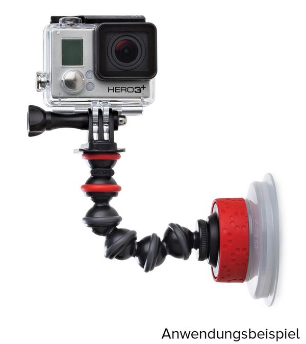 Joby Suction Cup & GorillaPod Arm (Black-Red) 