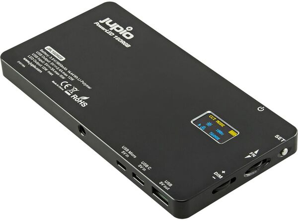 Jupio Powerled 160 RGB w/ Built-In PowerBank 