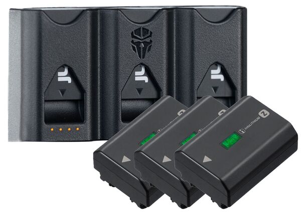 Jupio PR1ME Tri-Charge  + 3x Sony NP-FZ100 