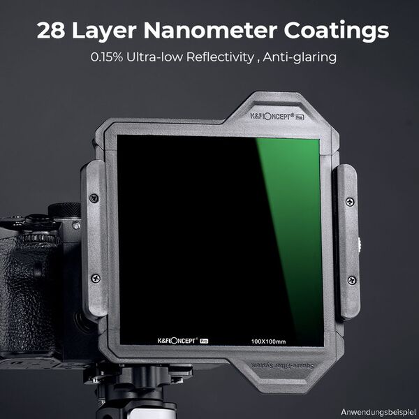 K&F Concept 100x100 ND8 Filter w/ Frame (X-Pro Series) 