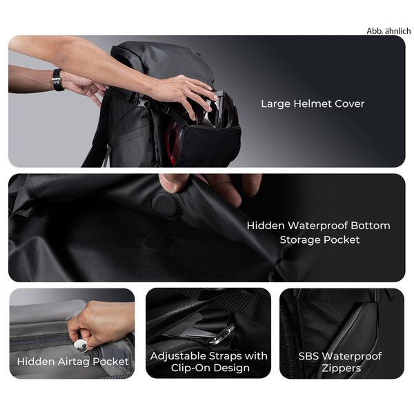 K&F Concept Backpack 40L Foto-Rucksack  Quicksand Gold