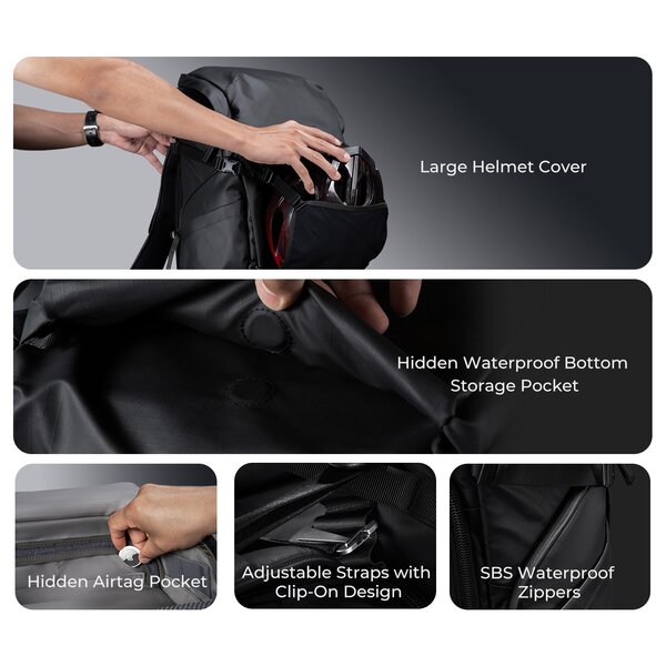 K&F Concept Backpack 40L Foto-Rucksack  schwarz