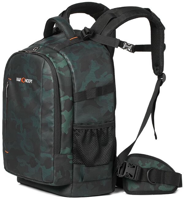 K&F Concept Backpack KF13.119 Large 31x24x46cm - Black/Green 