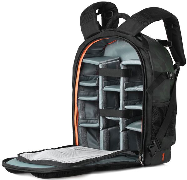 K&F Concept Backpack KF13.119 Large 31x24x46cm - Black/Green 