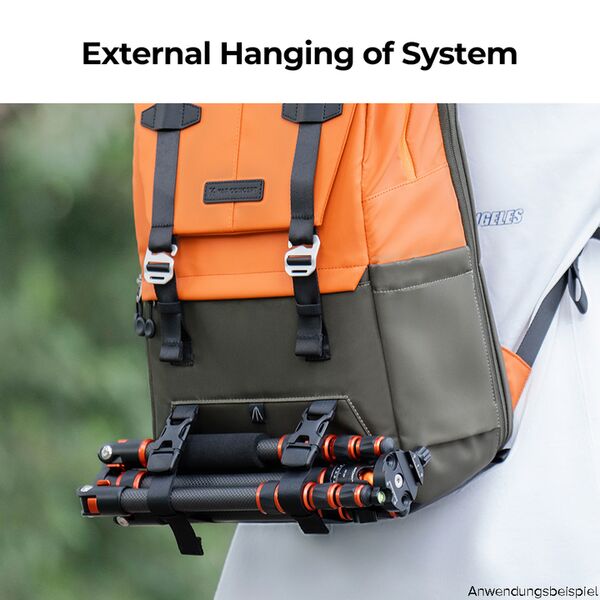K&F Concept Beta Backpack 20l Fotorucksack  orange