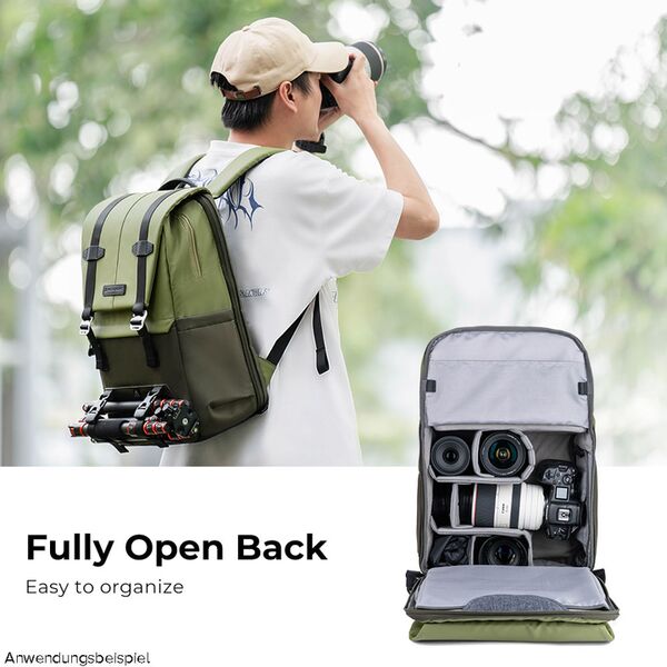 K&F Concept Beta Backpack 20l Fotorucksack  grün