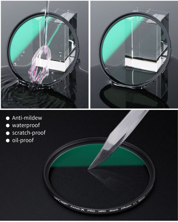 K&F Concept Black Mist Filter Nano X  1/1 72mm