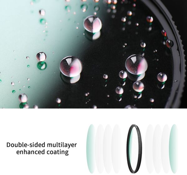 K&F Concept Black Mist Filter Nano X  1/2 82mm