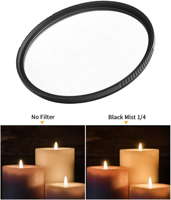 K&F Concept Black Mist Filter Nano X  1/4 58mm