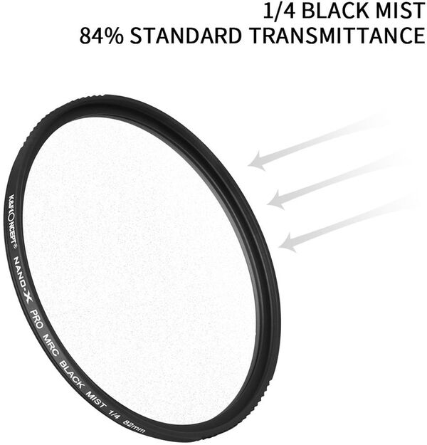 K&F Concept Black Mist Filter Nano X  1/4 62mm