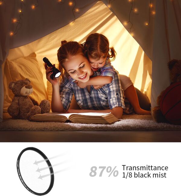 K&F Concept Black Mist Filter Nano X  1/8 62mm