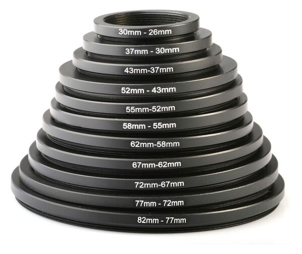 K&F Concept Concept Step Down Ring Set 11-teilig (26-82mm) 