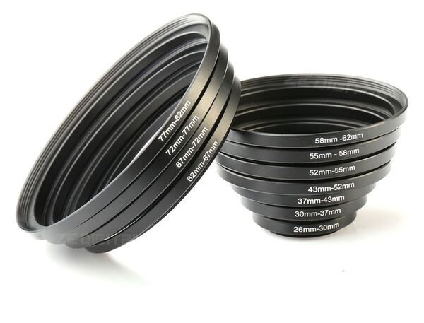 K&F Concept Concept Step Up Ring Set 11-teilig (26-82mm) 