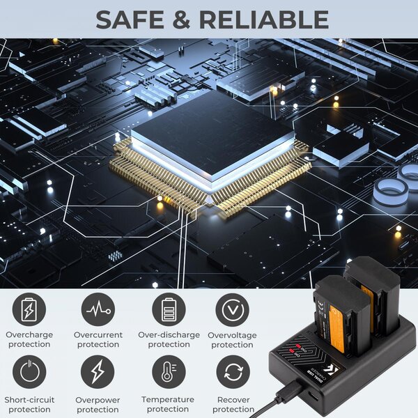 K&F Concept Dual-Akku-Ladegerät  Sony NP-FZ100