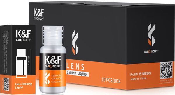 K&F Concept Linsen Reinigungsflüssigkeit 20ml - 10 Flaschen 
