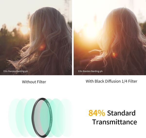 K&F Concept Magnetic Filter Nano X  72mm 1/4 Black Mist