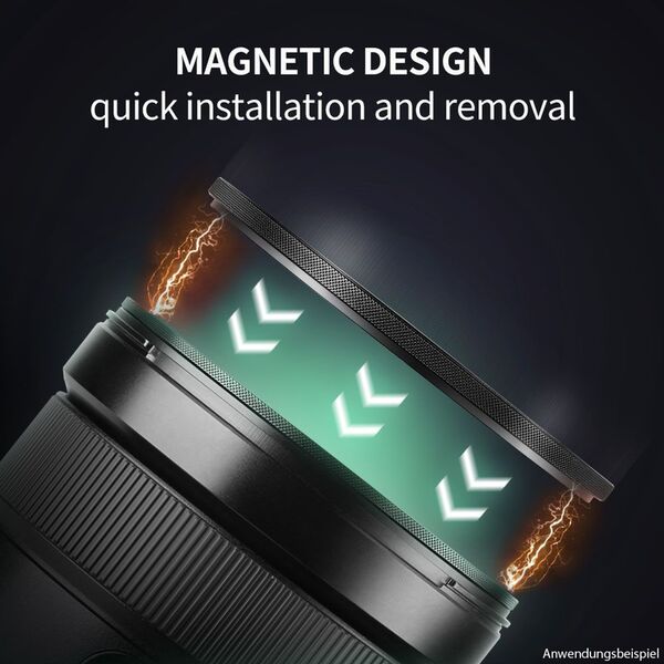 K&F Concept Magnetic Filter Nano X  77mm 1/8 Black Mist