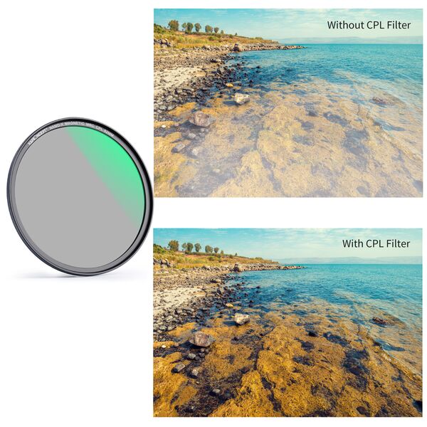 K&F Concept Magnetic Lensfilter-Kit CPL-ND-UV  49mm