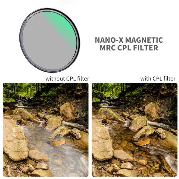 K&F Concept Magnetic Lensfilter-Kit CPL-ND-UV  67mm