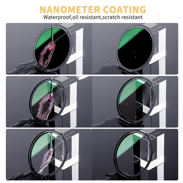 K&F Concept Magnetic Lensfilter-Kit CPL-ND-UV  67mm