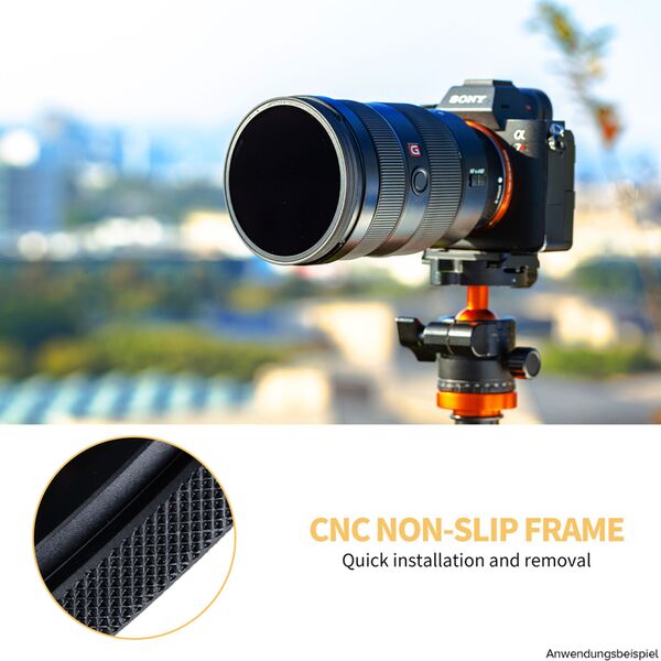 K&F Concept Magnetic Lensfilter-Kit CPL-ND-UV  72mm