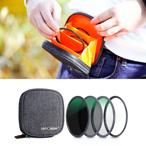 K&F Concept Magnetic Lensfilter-Kit CPL-ND-UV  72mm