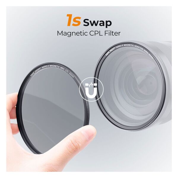 K&F Concept Magnetische CPL Filter Nano X  52mm