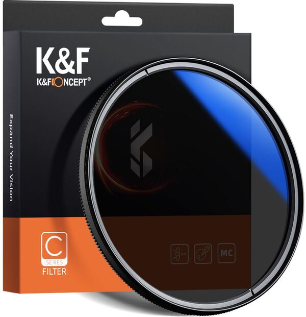 K&F Concept MC CPL Filter  77mm Blue Coat