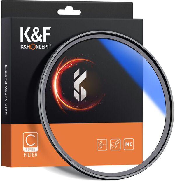 K&F Concept MC UV Filter  55mm Blue Coat
