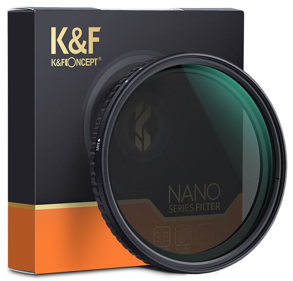 K&F Concept Variabel ND Filter ND8-128 Nano X magnetisch  77mm