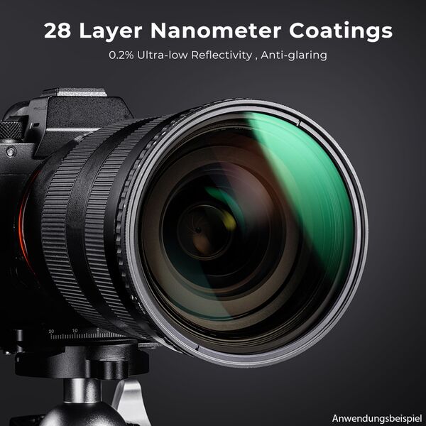 K&F Concept Variabel ND Filter ND8-128 Nano X magnetisch  77mm