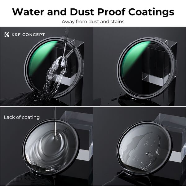 K&F Concept Variabel ND Filter ND8-128 Nano X magnetisch  77mm