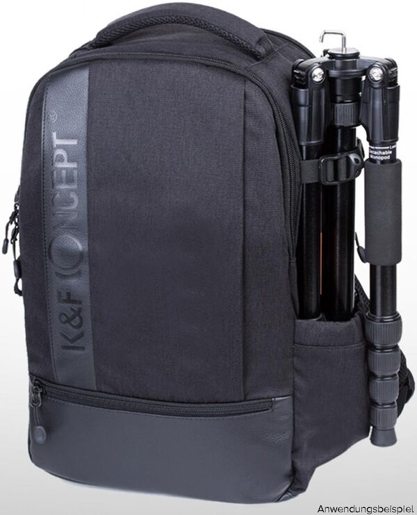 K&F Concept Rucksack KF13.044V8 Med  Schwarz