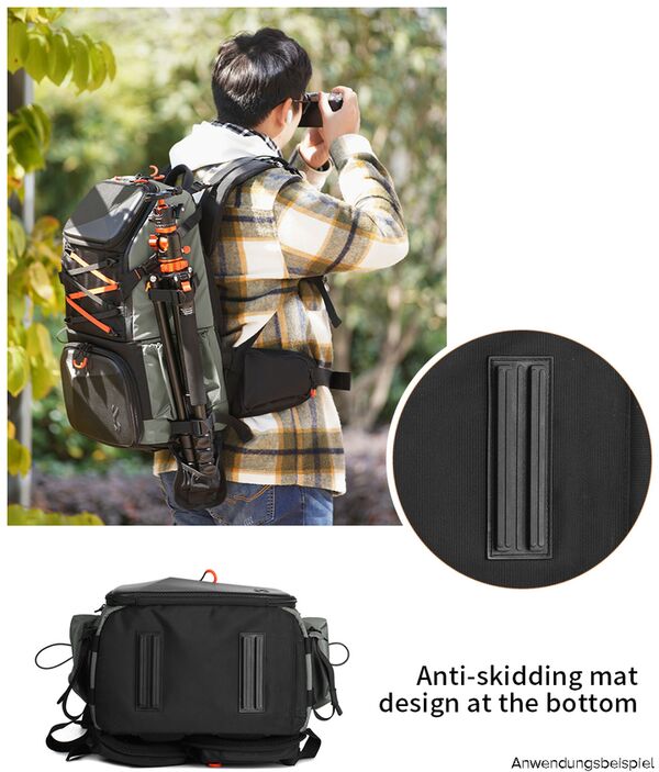 K&F Concept Rucksack KF13.107 XL Pro und abnehmbare Kamera Tasche 