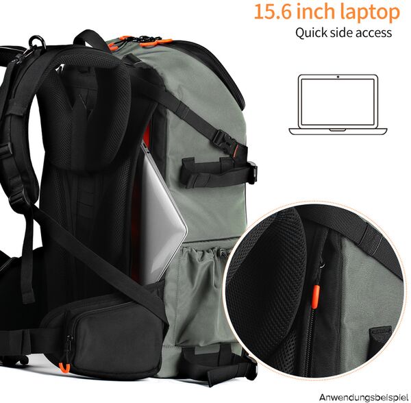 K&F Concept Rucksack KF13.107 XL Pro und abnehmbare Kamera Tasche 