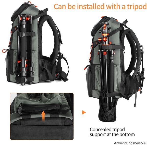 K&F Concept Rucksack KF13.107 XL Pro und abnehmbare Kamera Tasche 