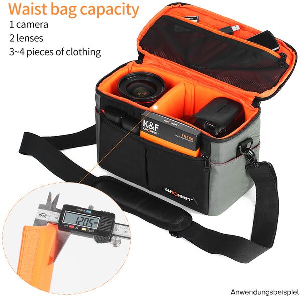 K&F Concept Rucksack KF13.107 XL Pro und abnehmbare Kamera Tasche 