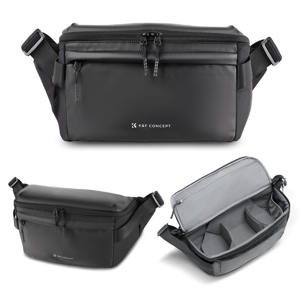 K&F Concept Sling Bag  schwarz
