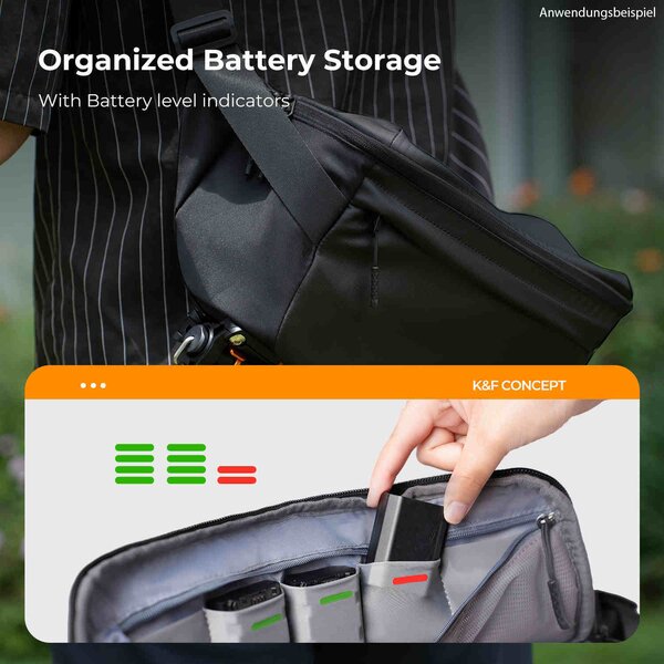 K&F Concept Sling Bag  schwarz