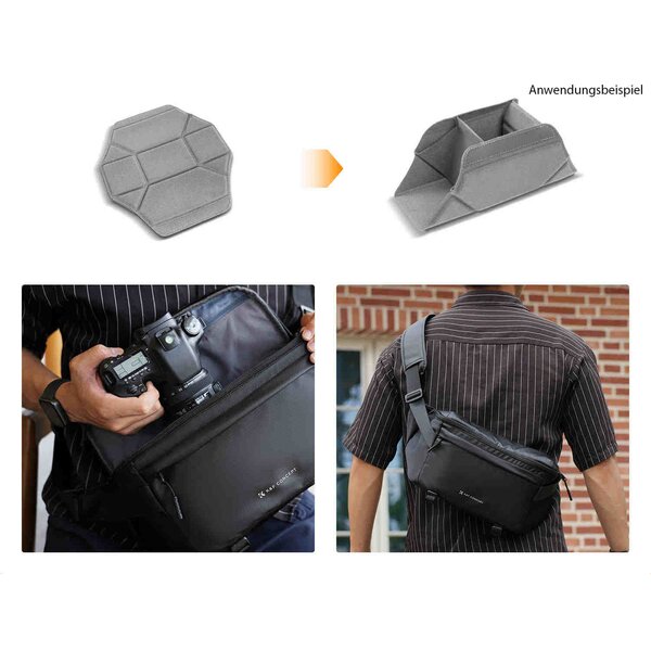 K&F Concept Sling Bag  schwarz