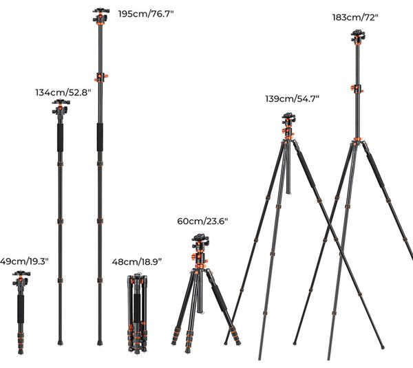 K&F Concept Trident-T Stativ 