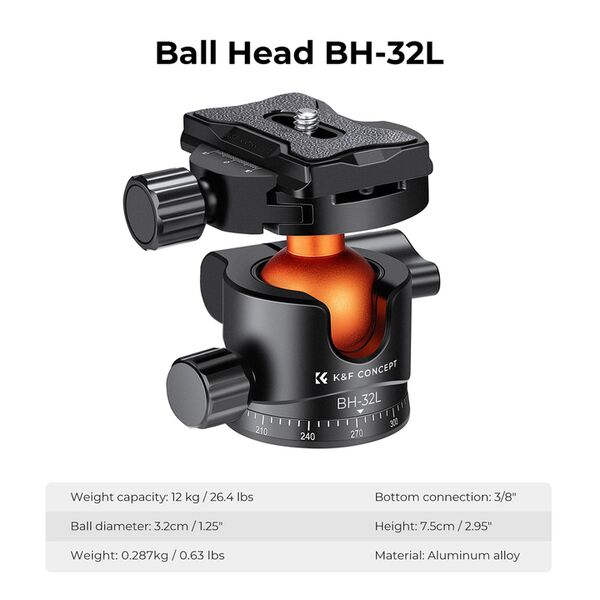 K&F Concept Trident-T Stativ 